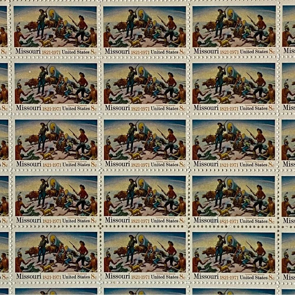 Missouri Stamps 1821 - 1971 US SCOTT 1426 Full Sheet Of 50 8 Cent MNH Vintage